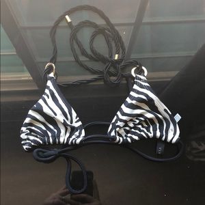 Vix Zebra Bathing Suit Top